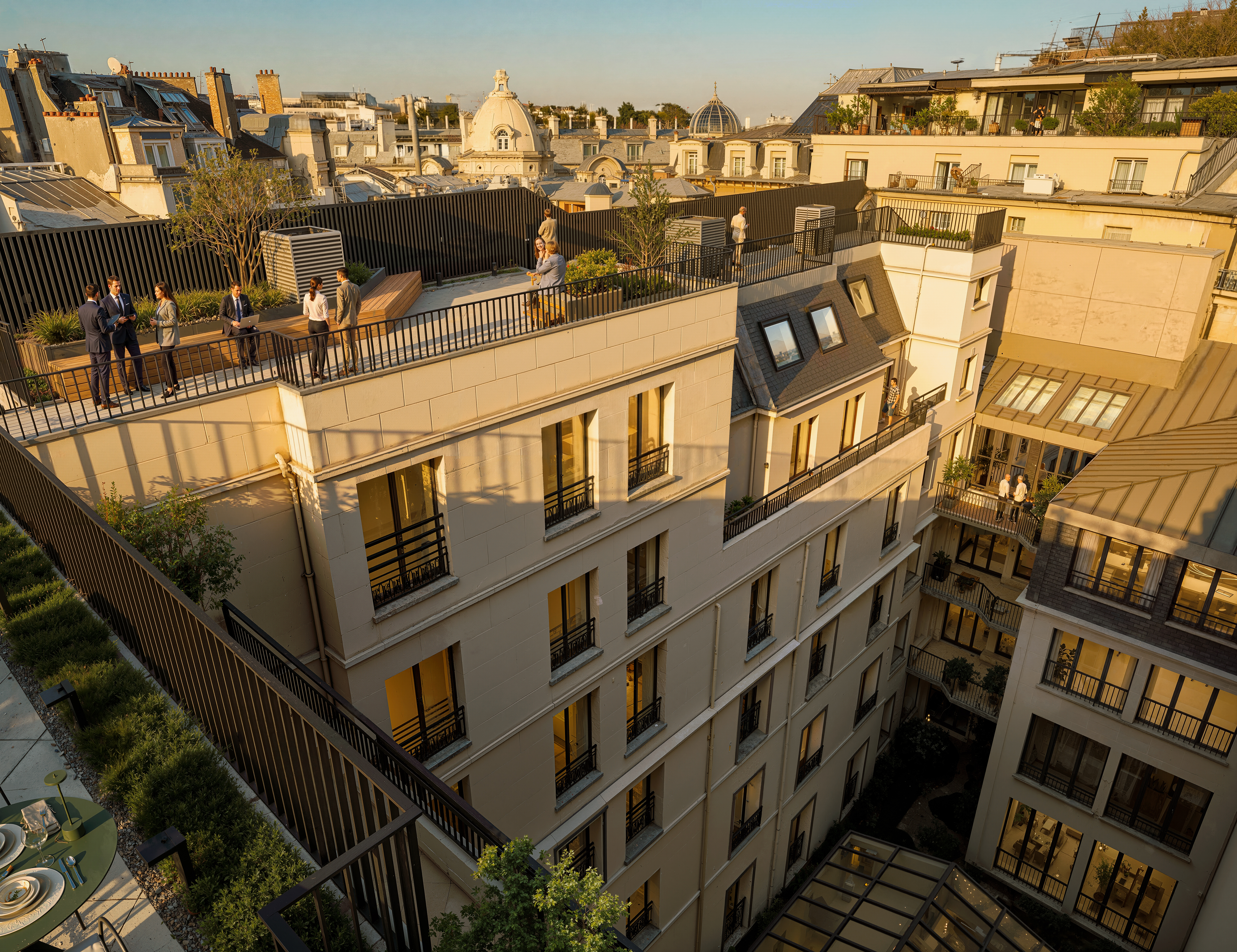 118 Champs-Élysées - cour intérieure